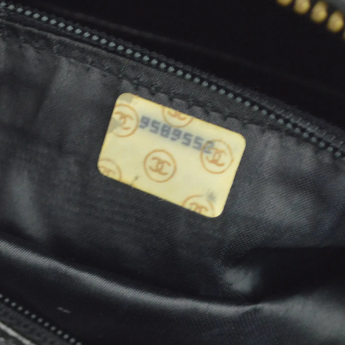 Chanel Black Caviar Skin Pocket Camera Bag