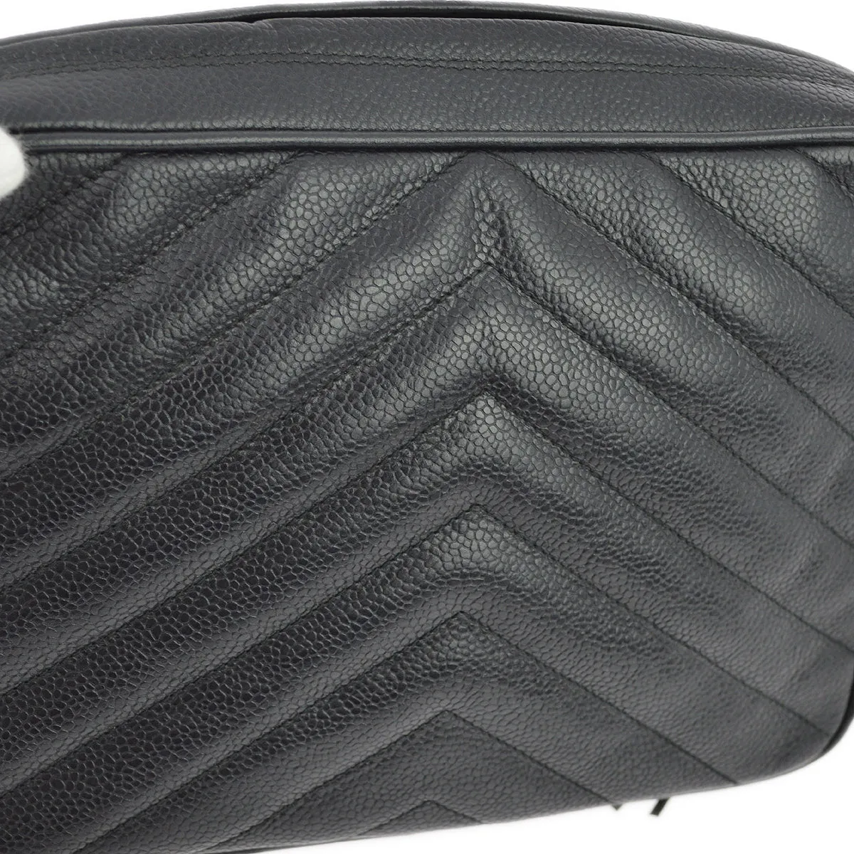 Chanel Black Caviar Skin Pocket Camera Bag