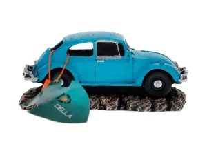 classic car German 15x7,5x6,5cm blue