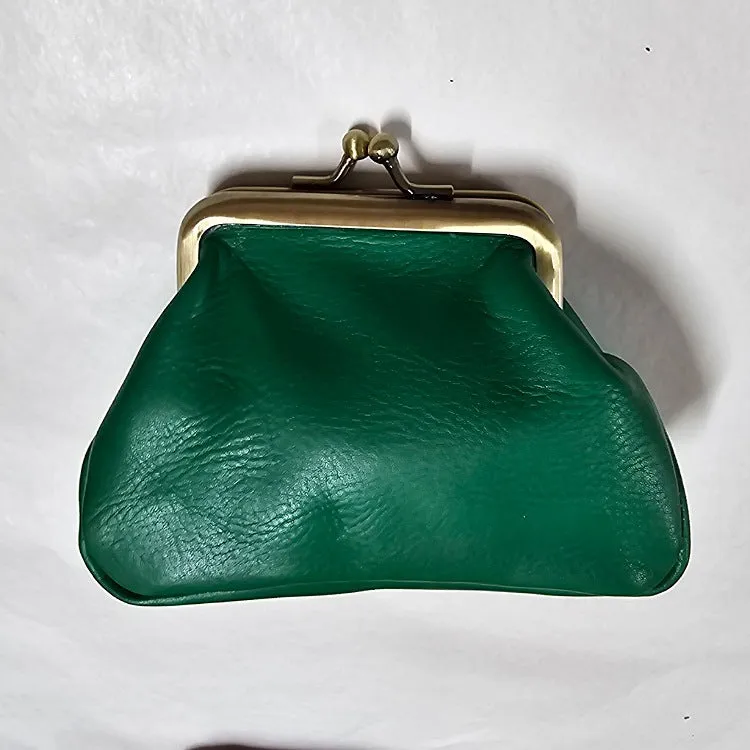 CLIP LEATHER MONEY PURSE