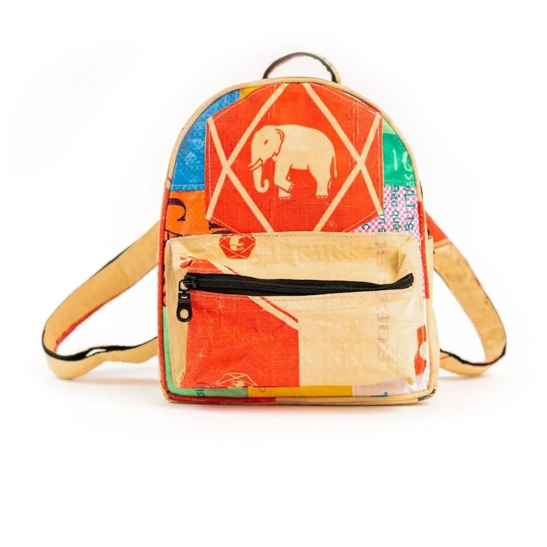 CMNT* Multicolored Mini Backpack