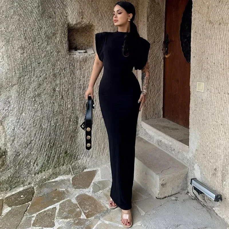 Cocktail Elegant High-Neck Sheath Dress for Parties