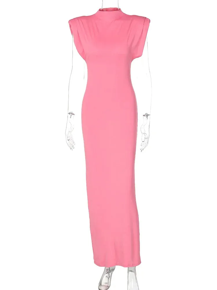 Cocktail Elegant High-Neck Sheath Dress for Parties