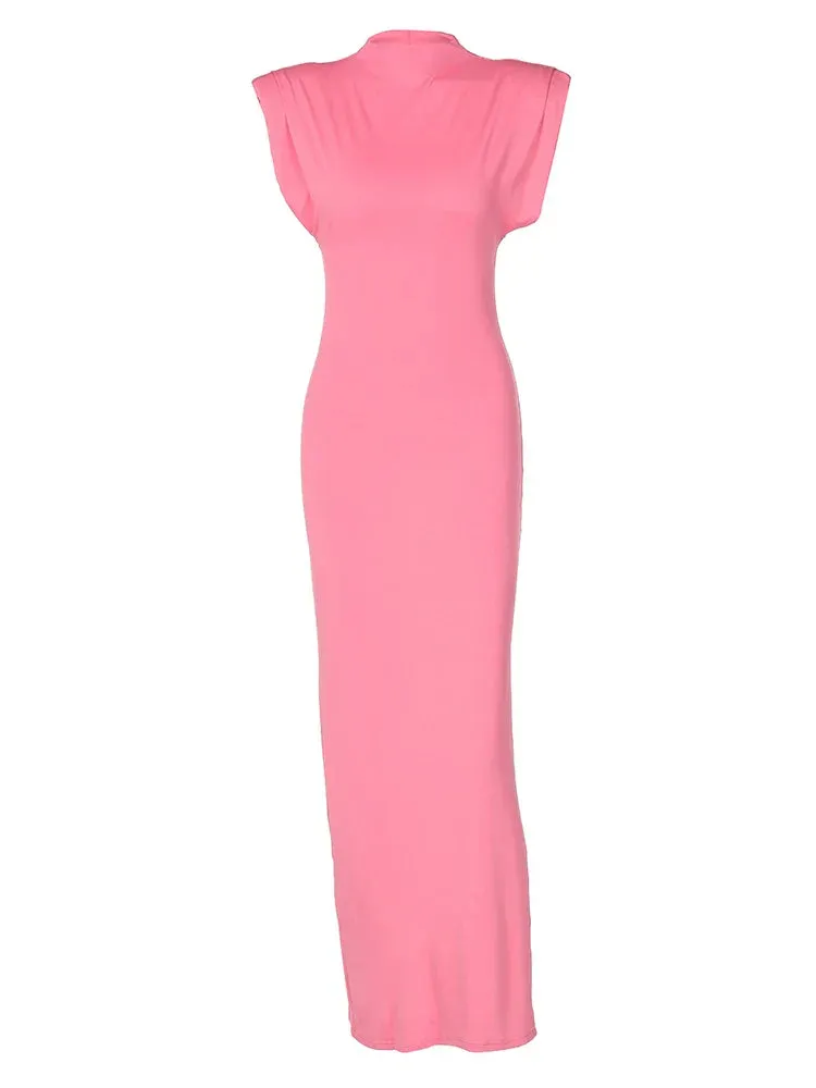 Cocktail Elegant High-Neck Sheath Dress for Parties