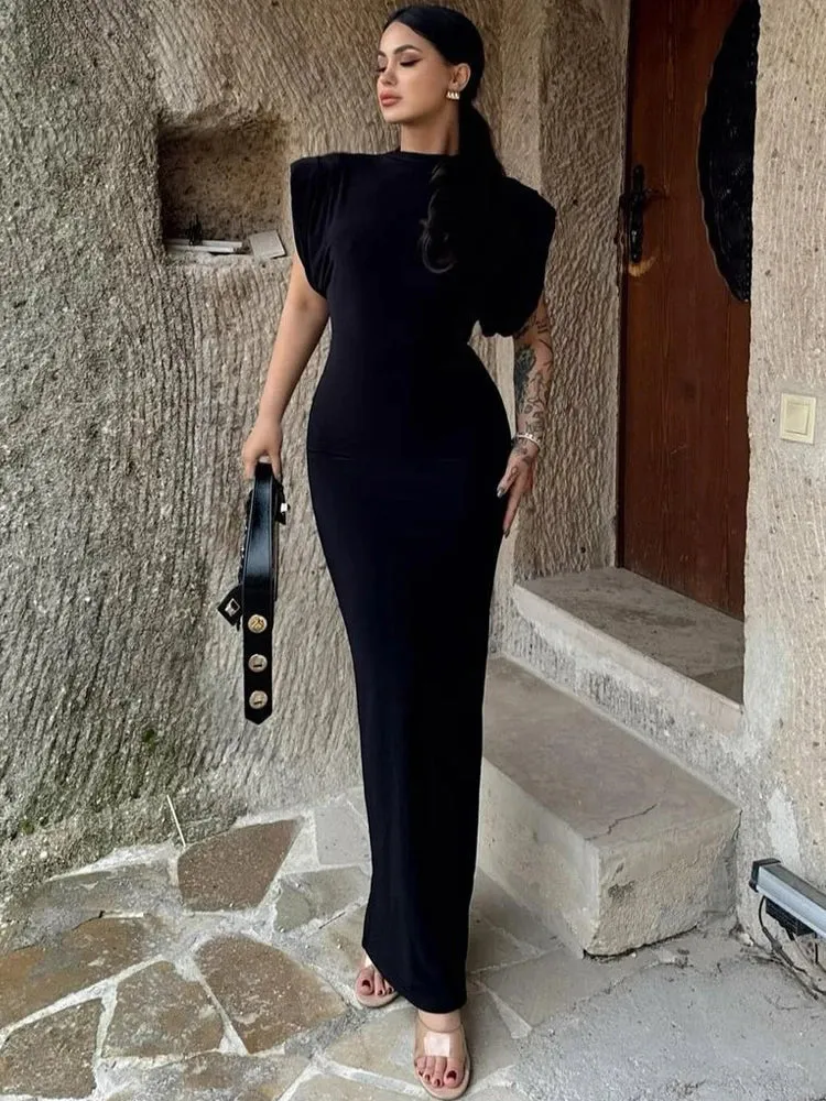Cocktail Elegant High-Neck Sheath Dress for Parties