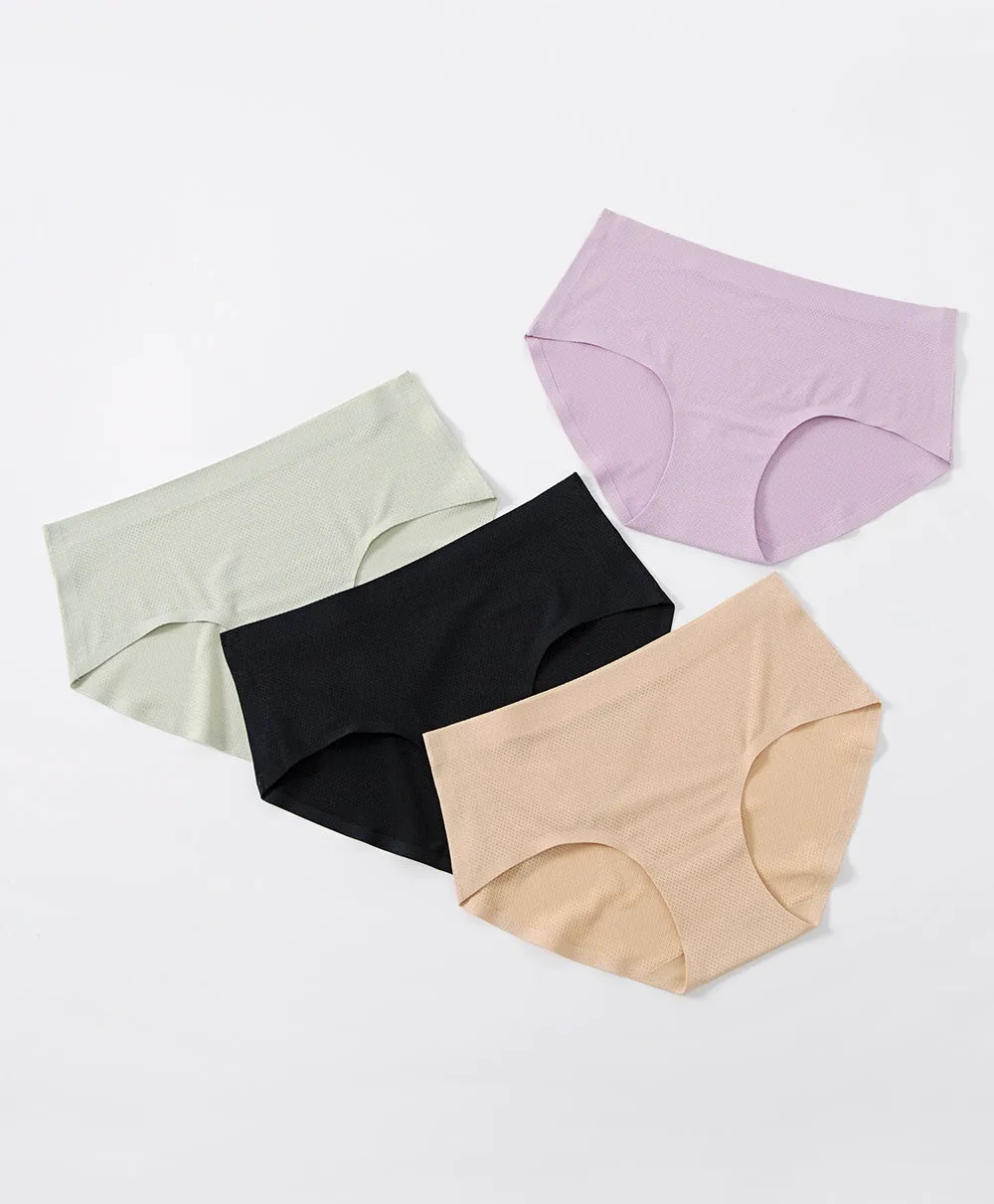 Comfy Mesh Lover Seamless Hipster Panties