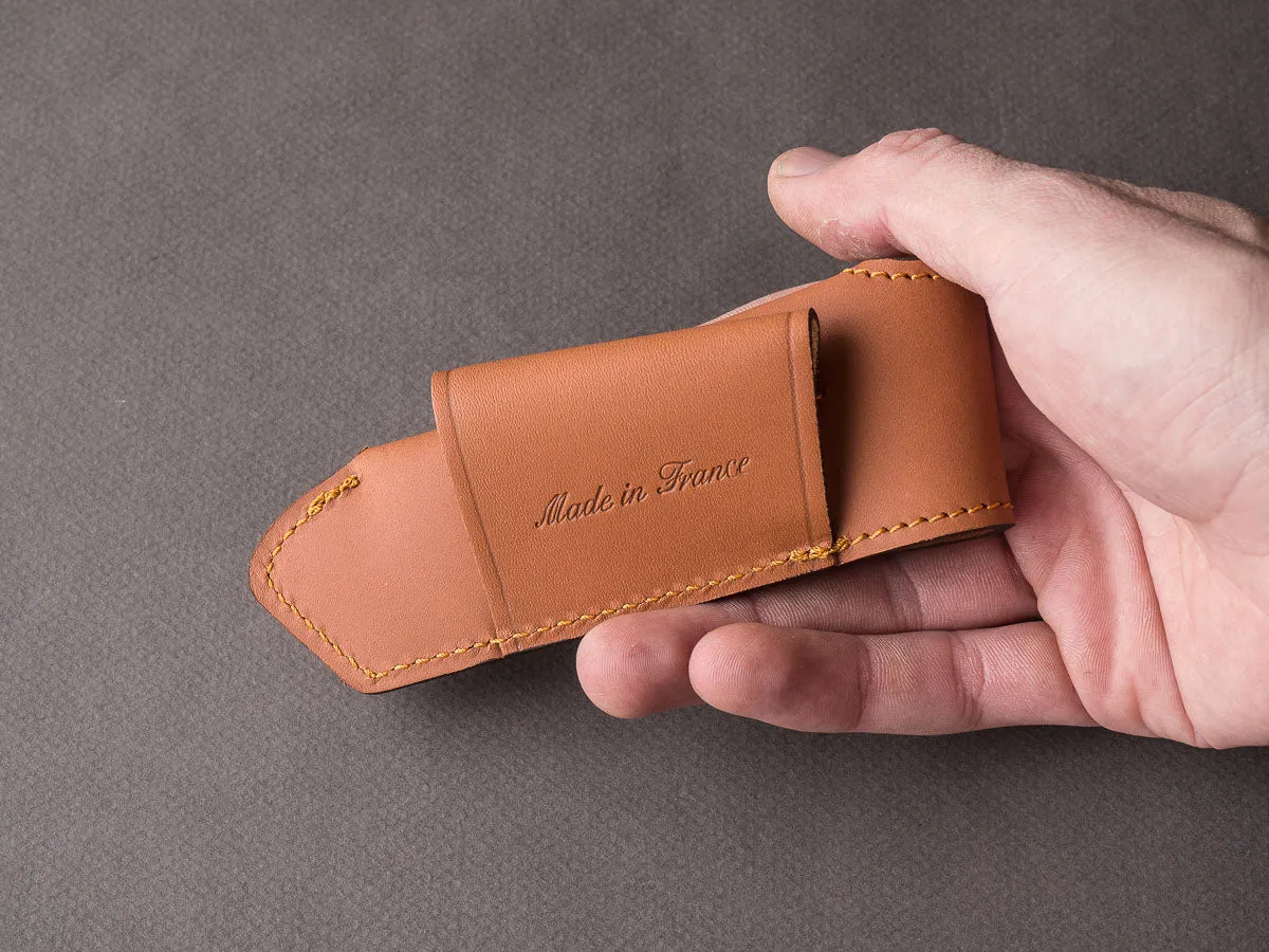 Coutellerie Chambriard - Leather Belt Case - Cognac