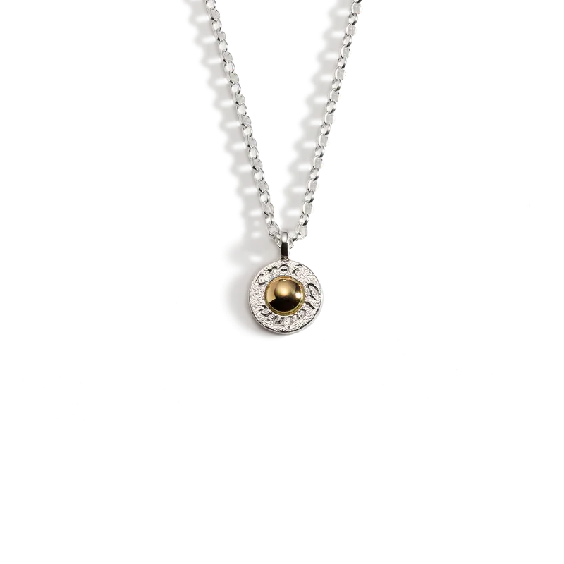 Croí álainn mini textured pendant