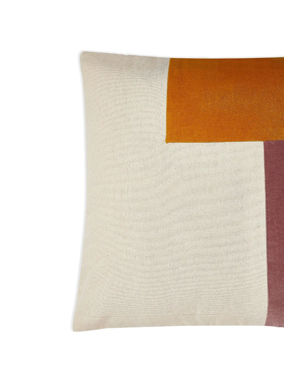 Daylight Cushion Cover - Velvet patchwork