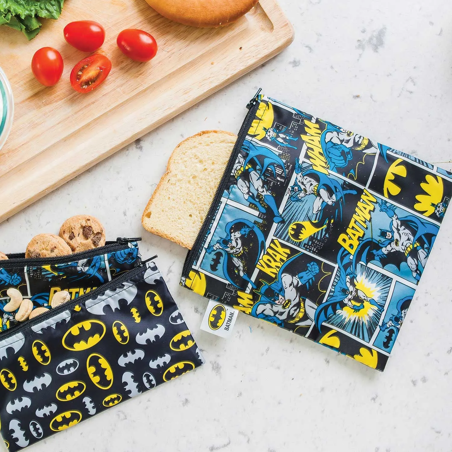 DC Comics Reusable Snack Bag, Large