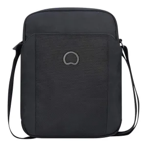 Delsey Picpus 2 Compartment Vertical Mini Reporter Bag - Black - 00335411300 BLK