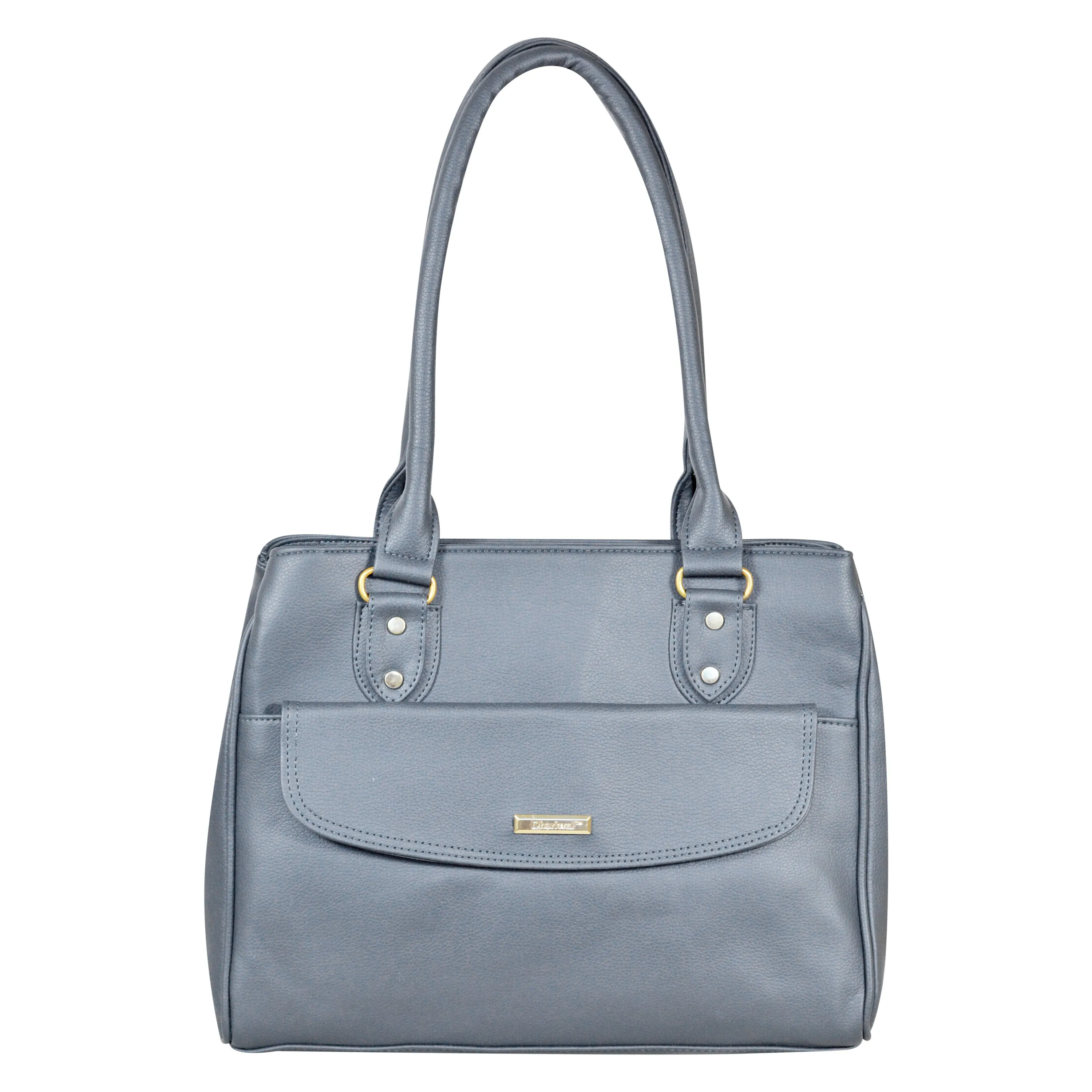 Dhariwal Multi Compartment Twin Handle Ladies Handbag LAD-9902