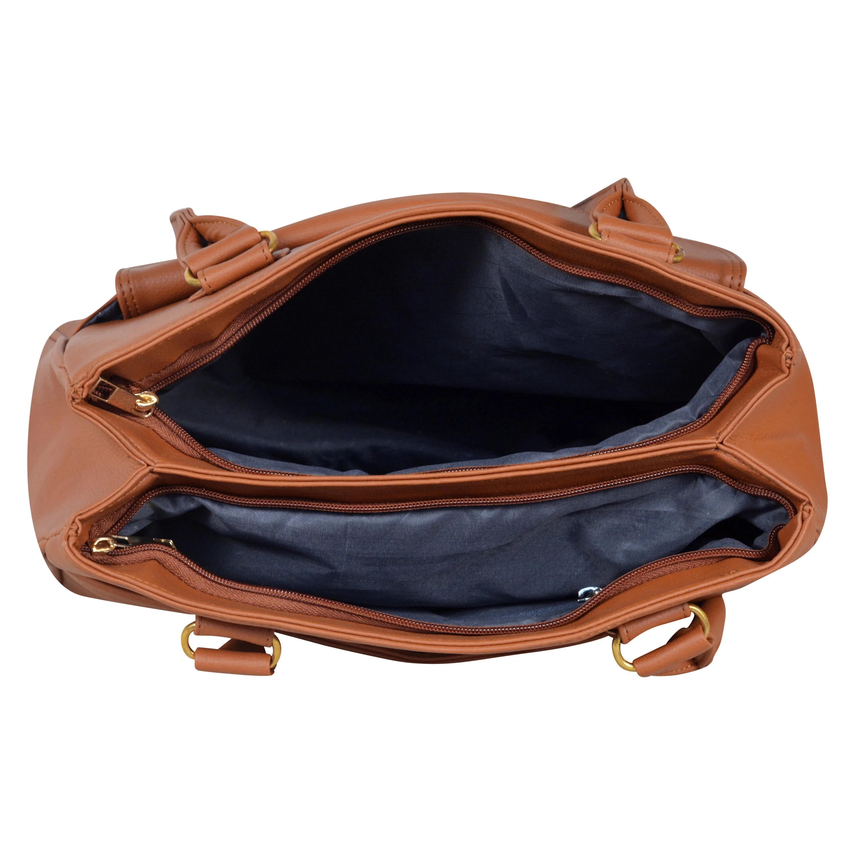 Dhariwal Multi Compartment Twin Handle Ladies Handbag LAD-9902