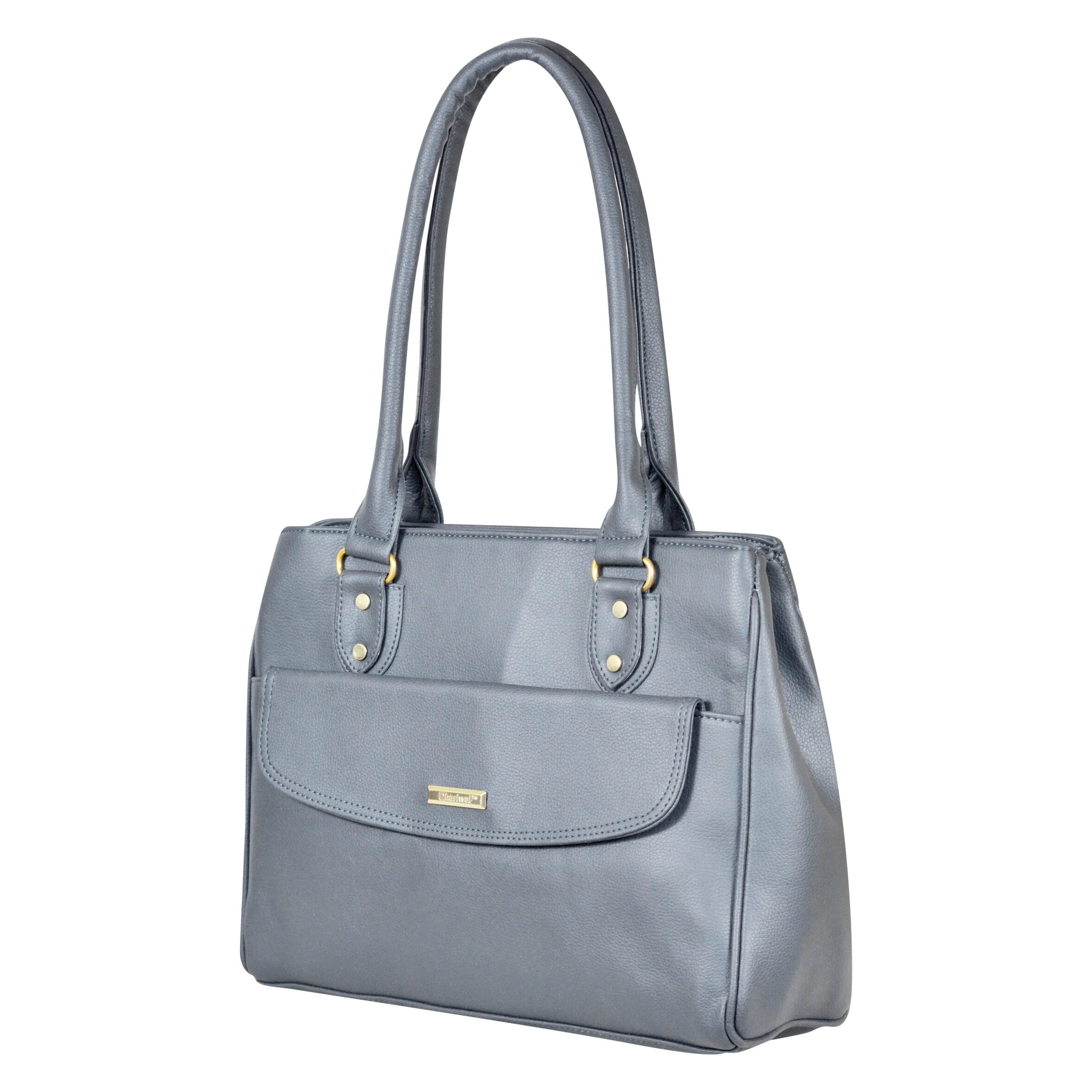 Dhariwal Multi Compartment Twin Handle Ladies Handbag LAD-9902