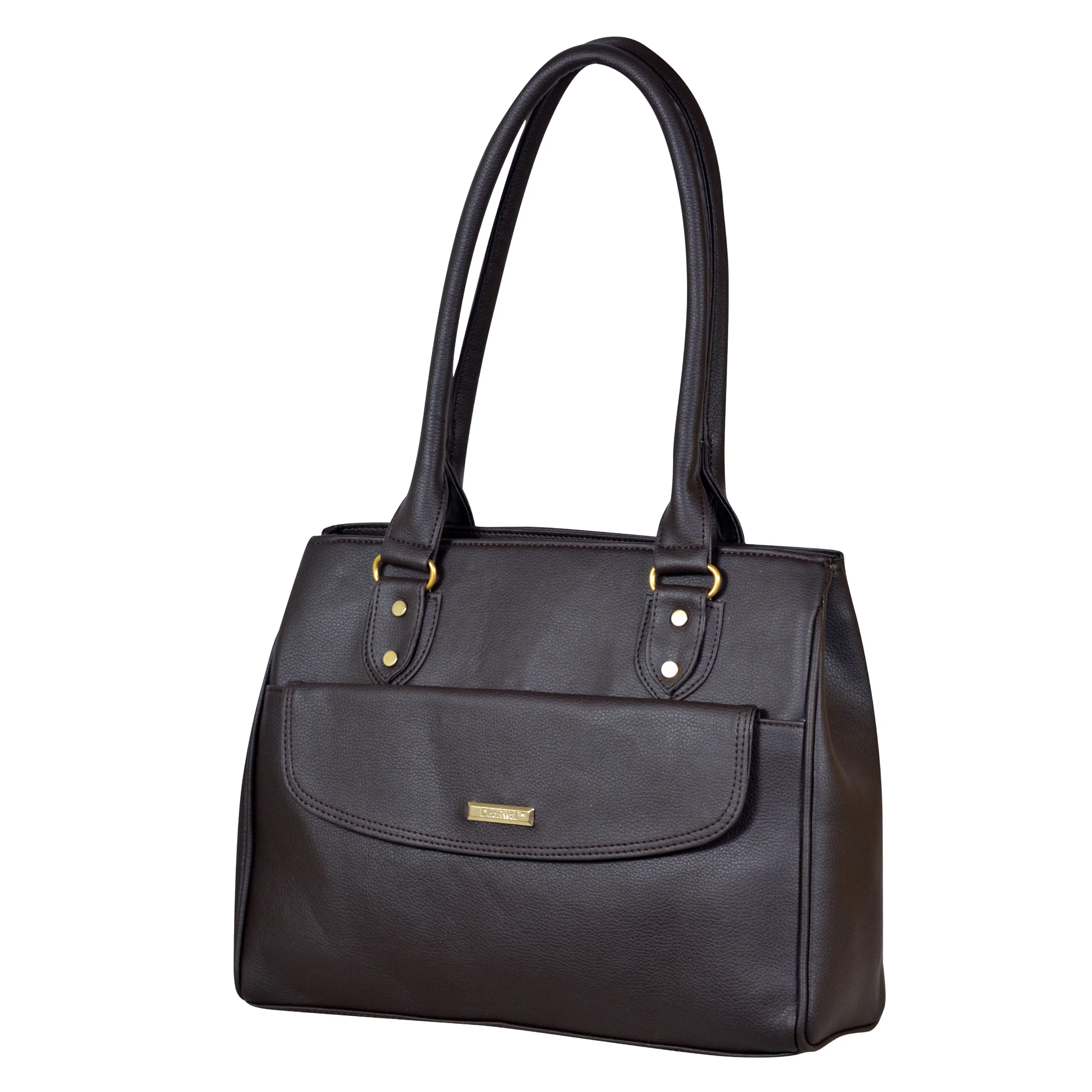 Dhariwal Multi Compartment Twin Handle Ladies Handbag LAD-9902