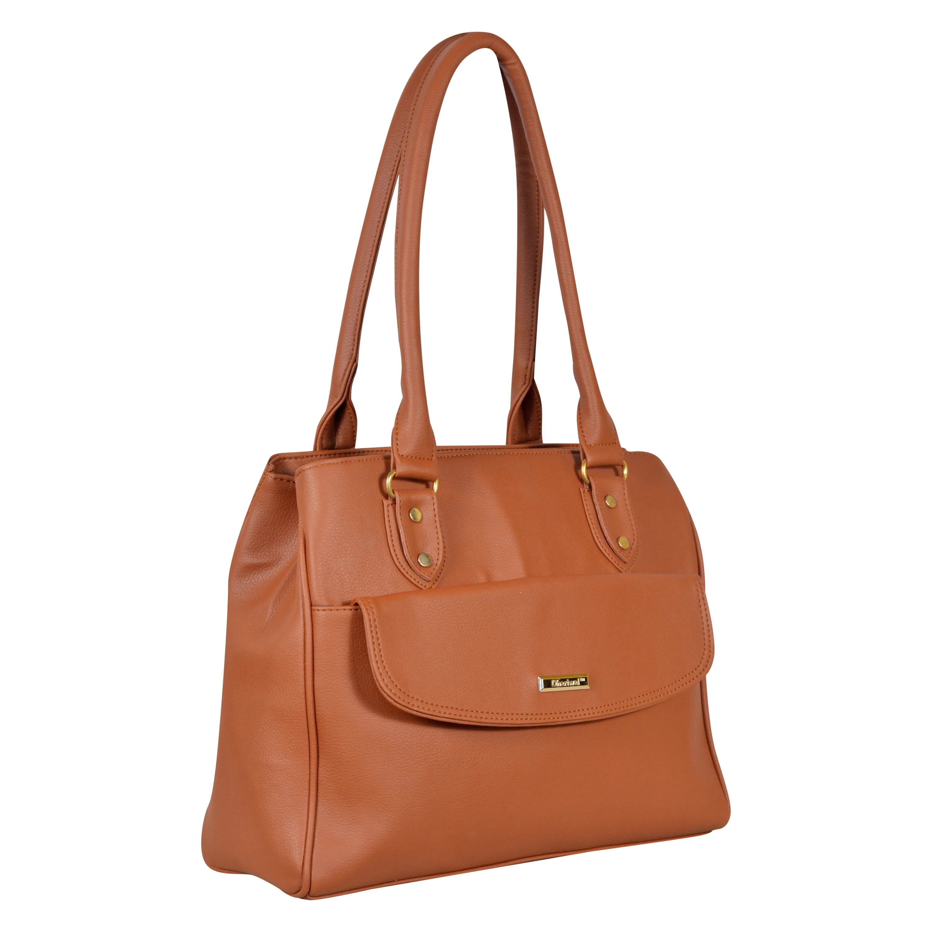 Dhariwal Multi Compartment Twin Handle Ladies Handbag LAD-9902