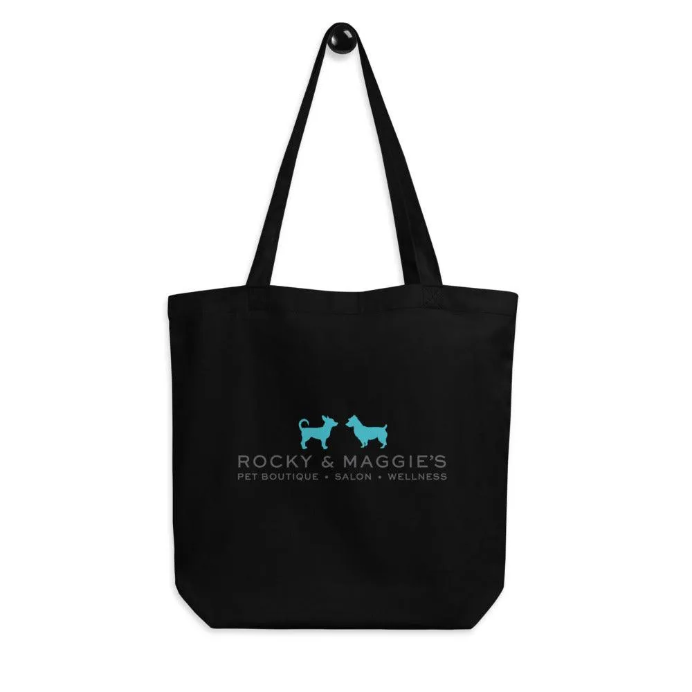 Eco-friendly Tote Bag with Embroidered Rocky and Maggie's Logo