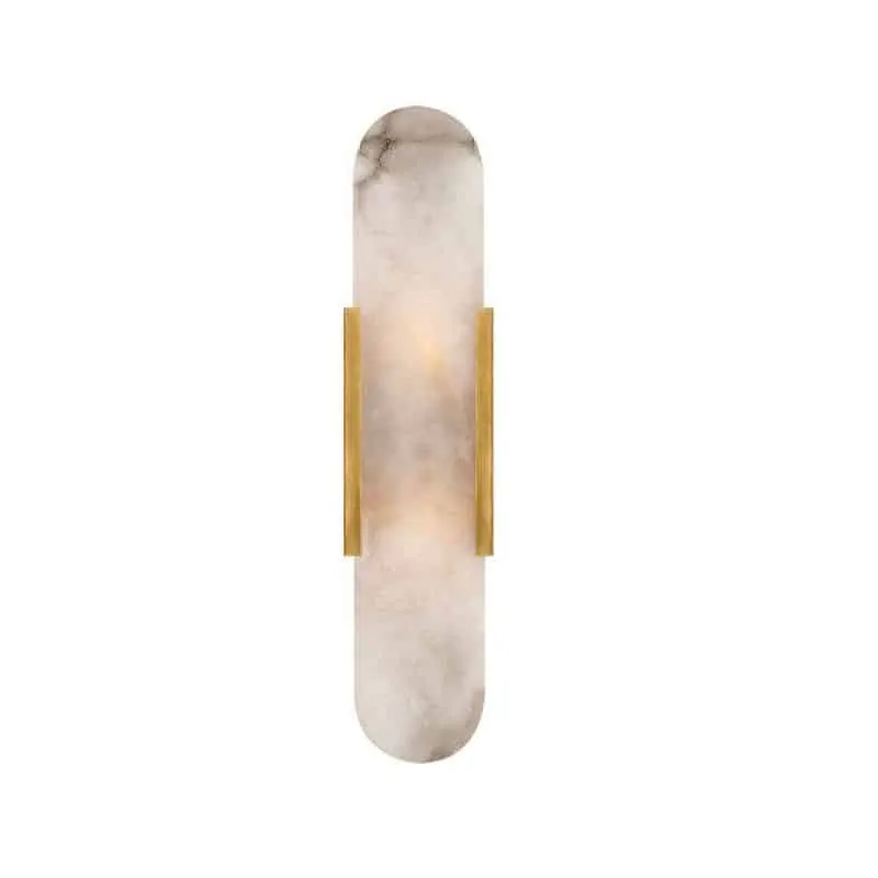 Ekorna Marble Sleek Slab Wall Lamp