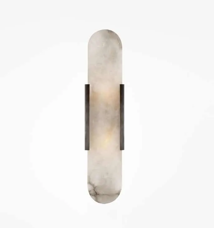 Ekorna Marble Sleek Slab Wall Lamp