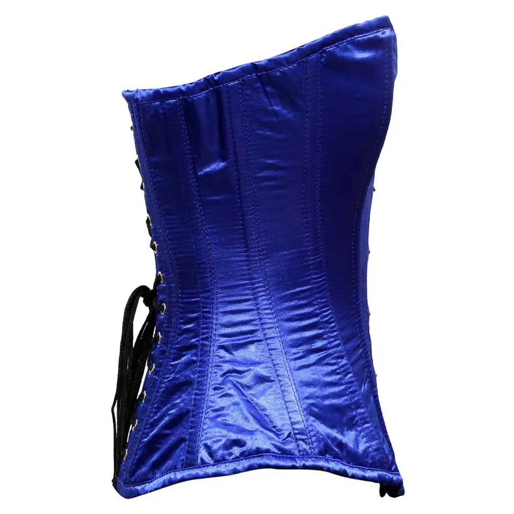 ELEGANT BLUE SATIN