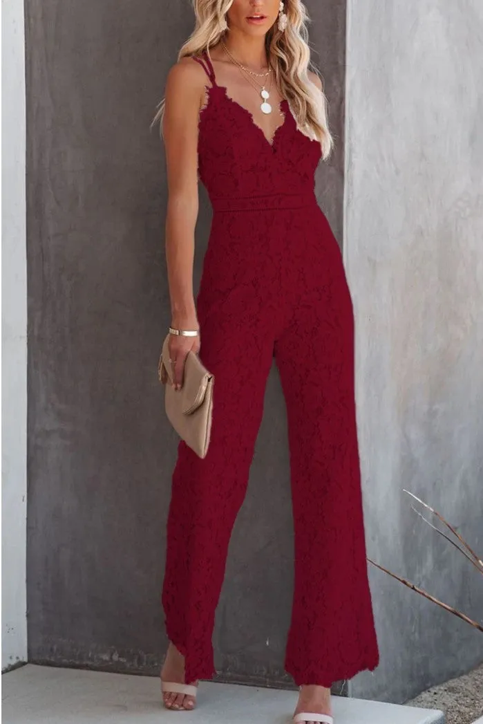 Elegant Lace Jumpsuit