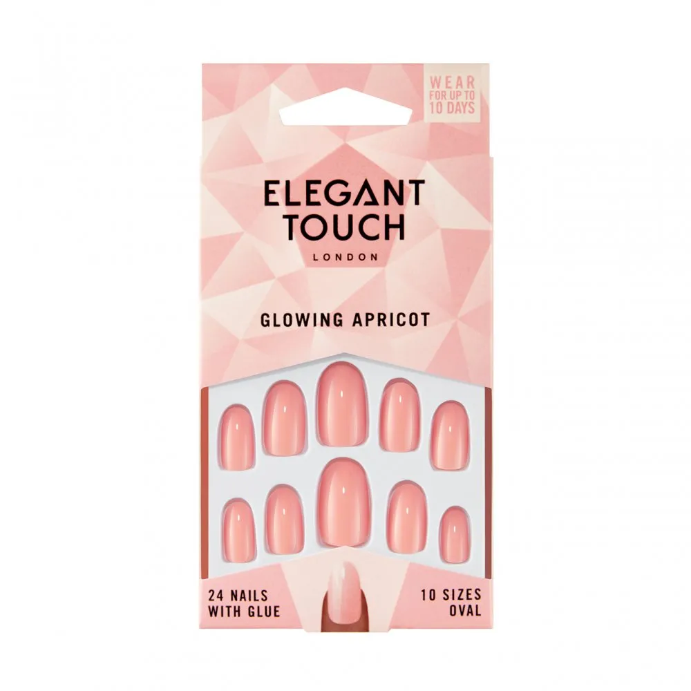 Elegant Touch Colour Nails Glowing Apricot