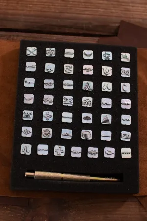 Embossing Tool Set NATIVE AMRICAN SYMBOLS