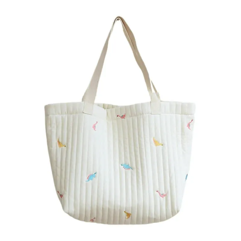 Embroidered Mommy Diaper Bag
