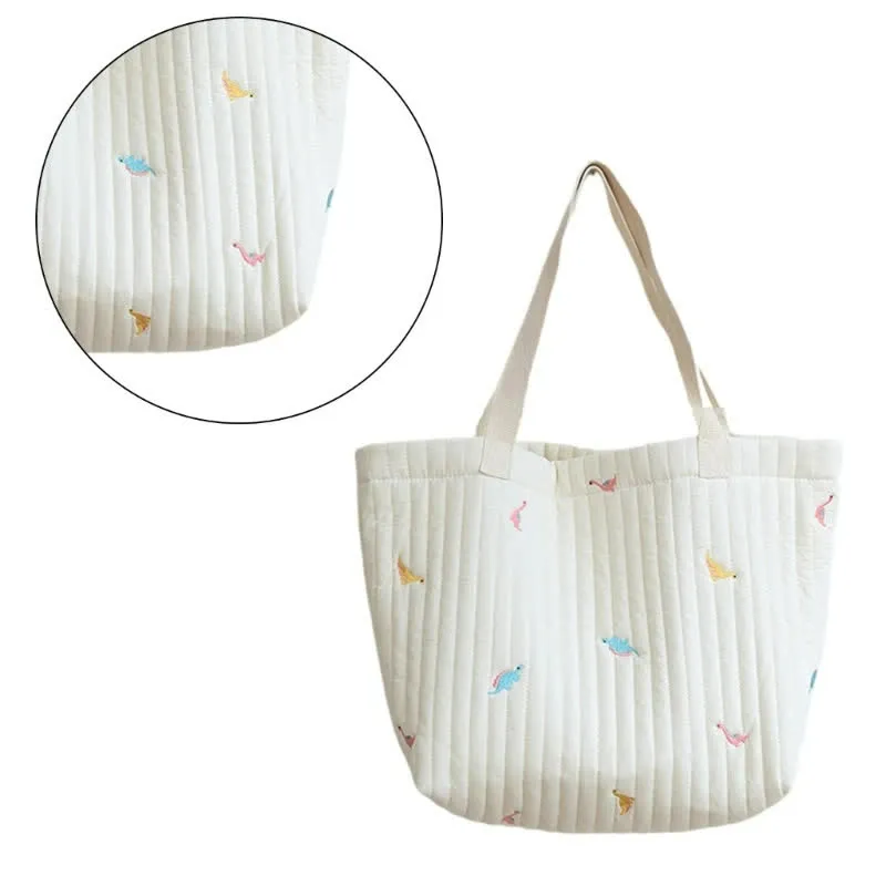Embroidered Mommy Diaper Bag