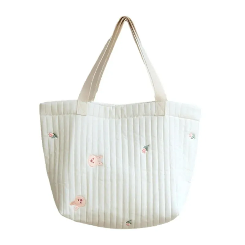 Embroidered Mommy Diaper Bag