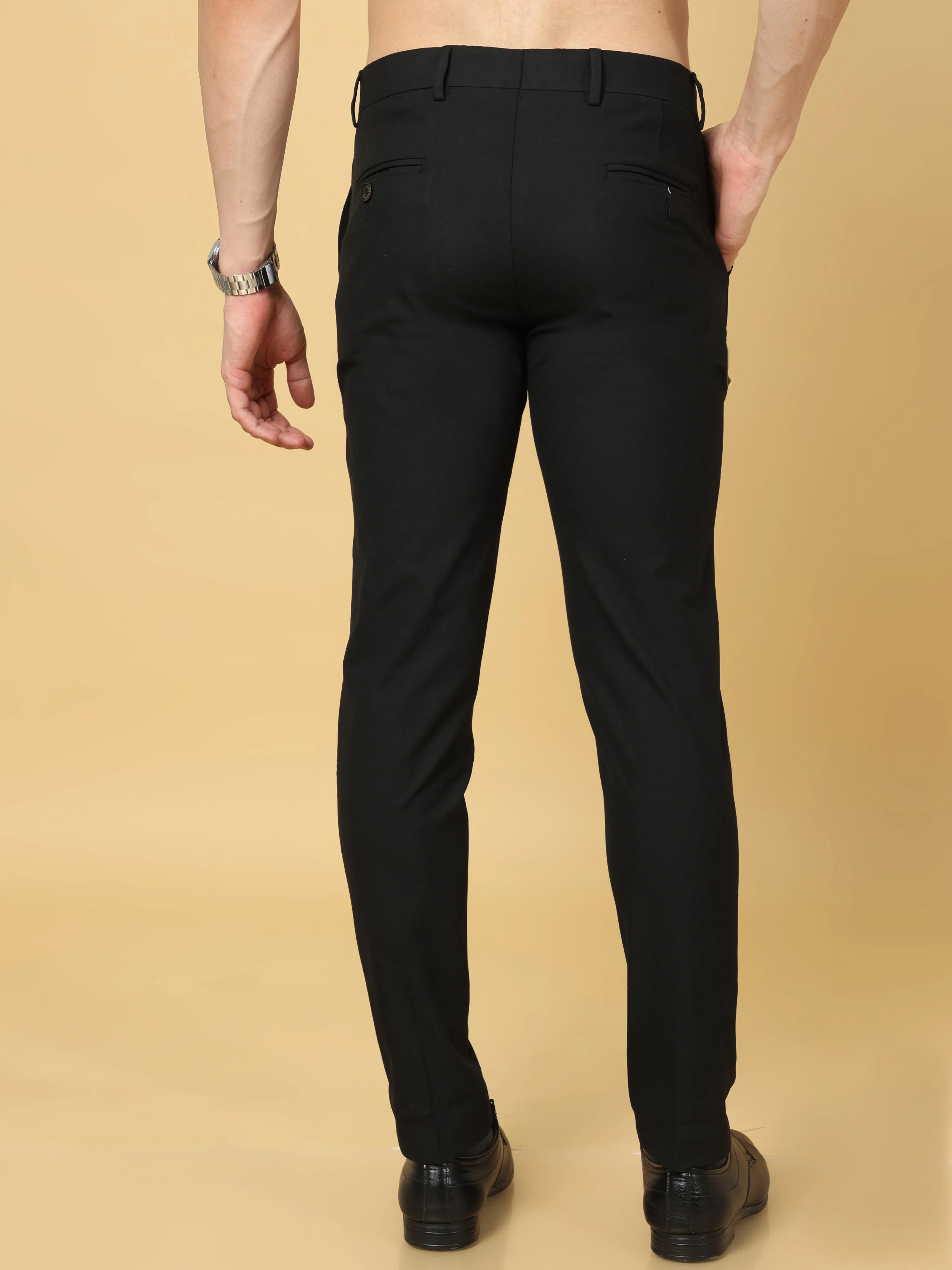 Essential Dark Grey Sleek Formal Trouser