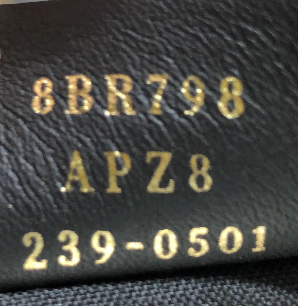Fendigraphy Bag Whipstitch Leather Nano