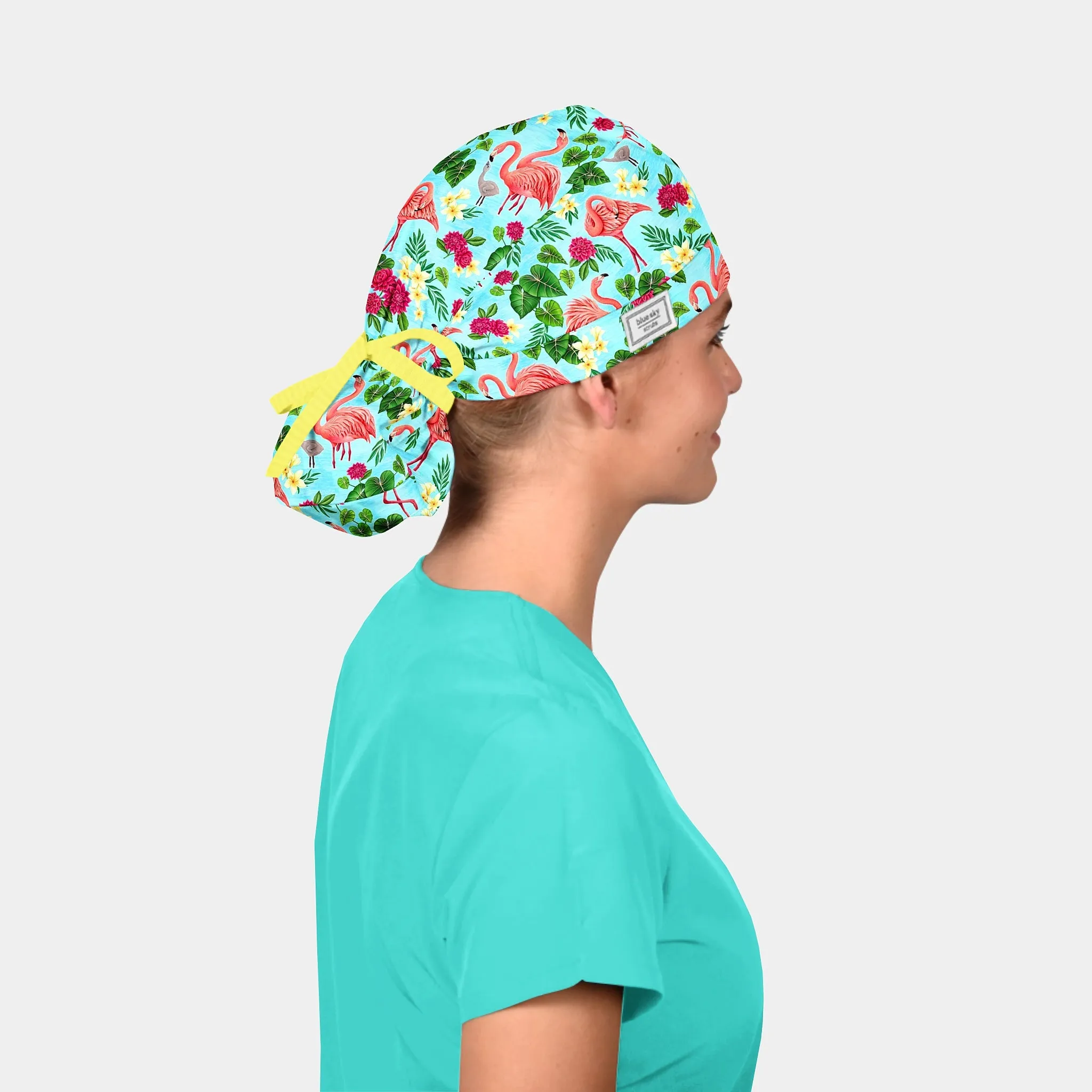 Flamingo Lagoon - Splendid Surgical Scrub Caps