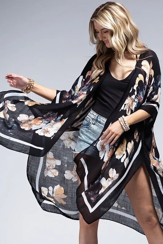 Flower LightWeight Summer Kimono