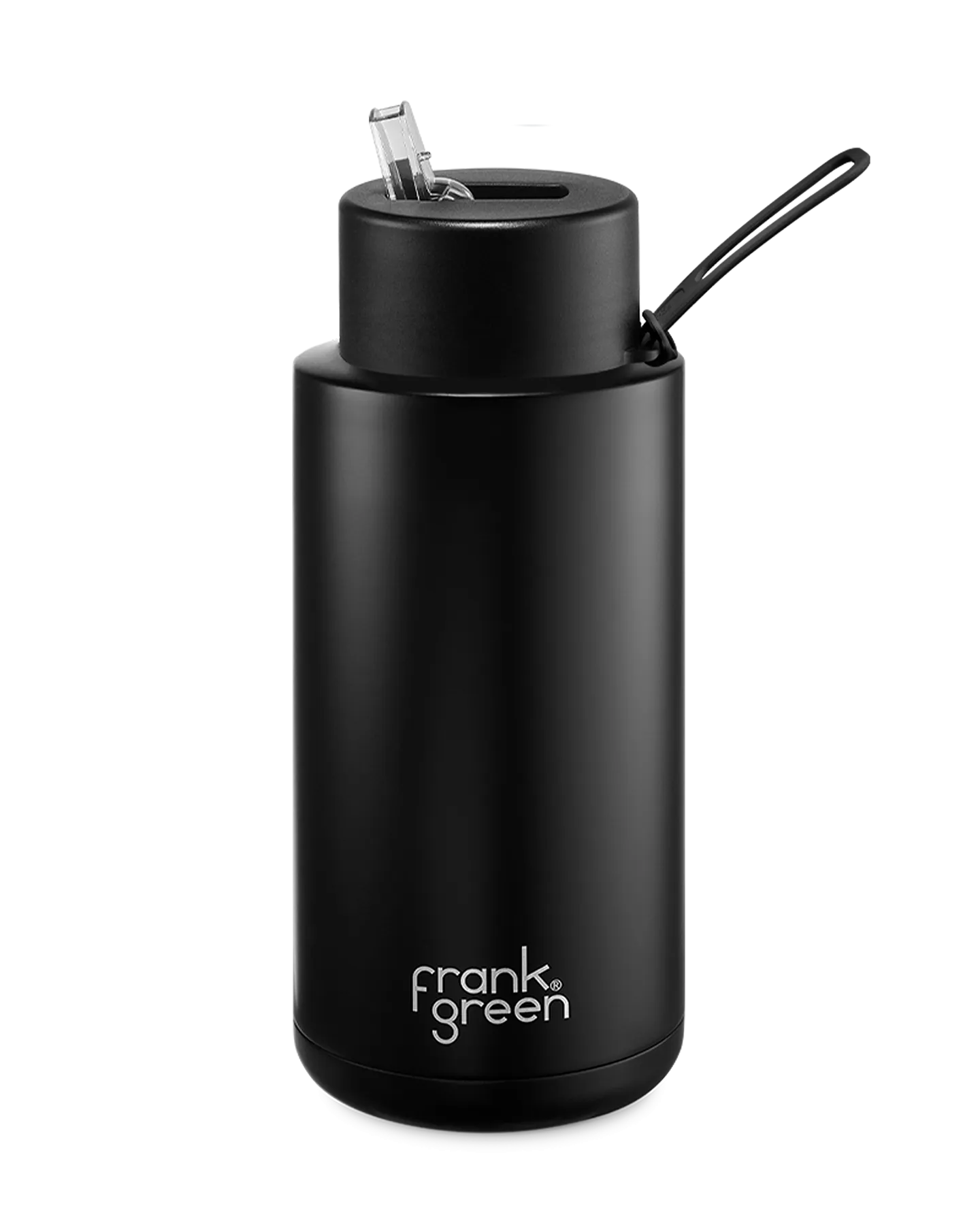 Frank Green Ceramic Reusable Bottle 34oz/1000ml - Midnight
