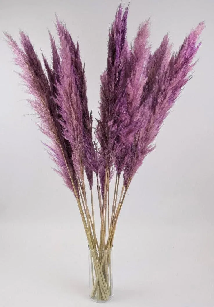 French Purple Pampas Bouquet
