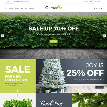Garden Products Website - Shopify Themes