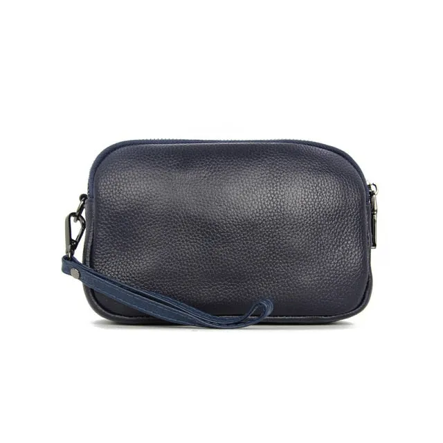 Genuine Leather Square Bag