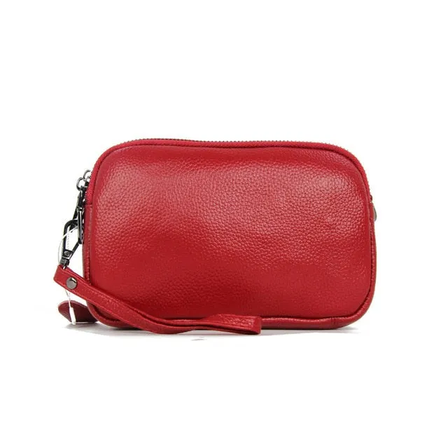 Genuine Leather Square Bag
