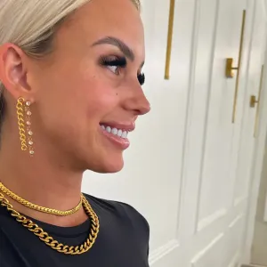 Golden Chain Earring