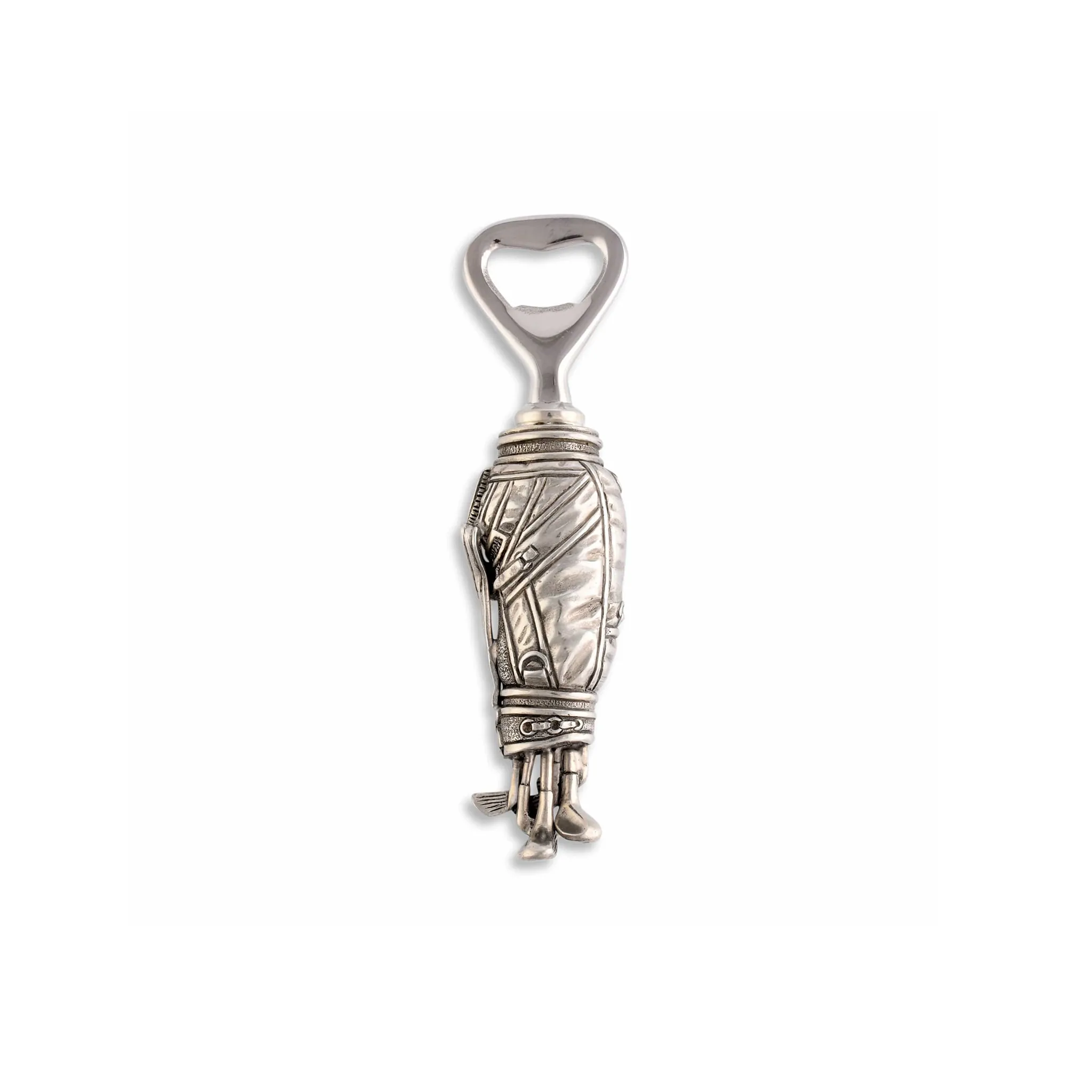 Golf Bag Bottle Opener - High-Quality Pewter Opener for Home Bar and Kitchen