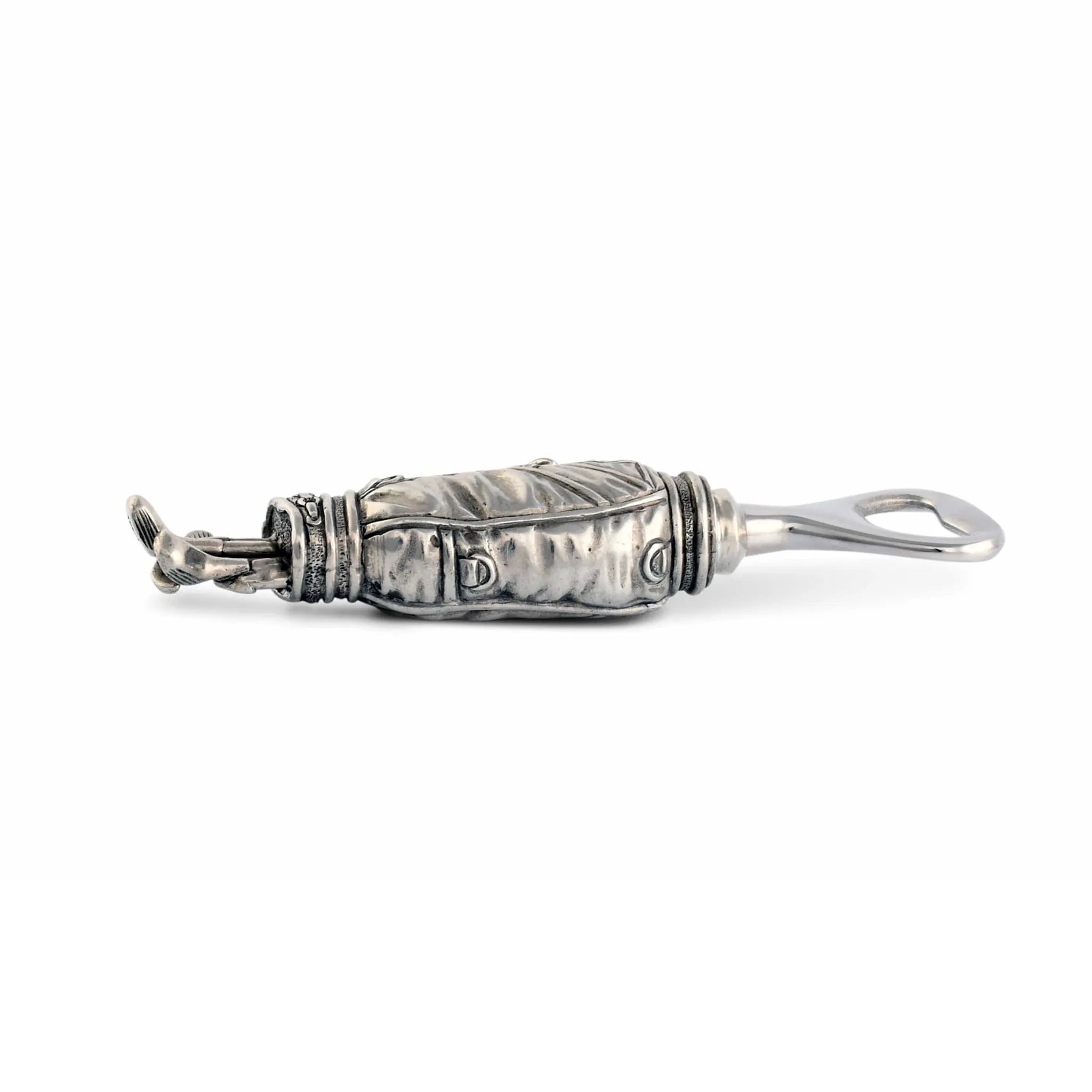 Golf Bag Bottle Opener - High-Quality Pewter Opener for Home Bar and Kitchen