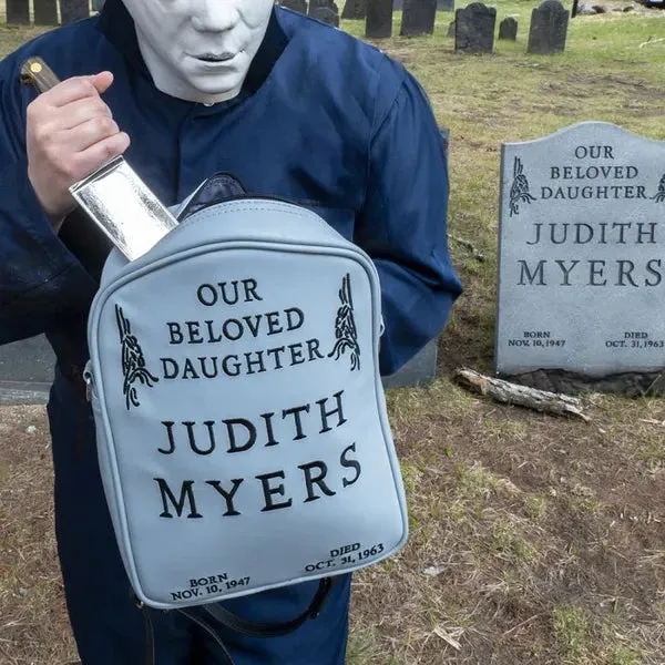 HALLOWEEN - JUDITH MYERS TOMBSTONE BAG