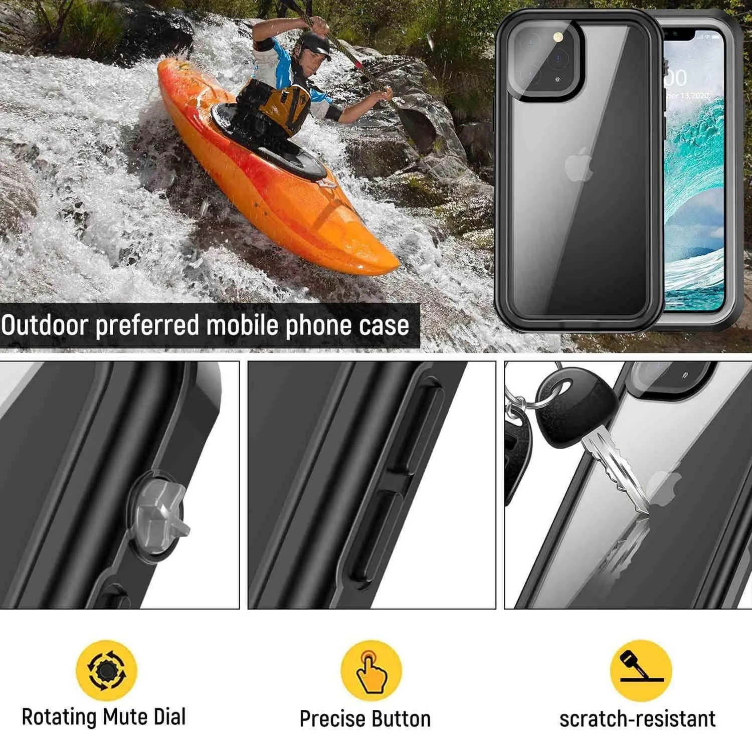iPhone 13 IP68 Waterproof Case