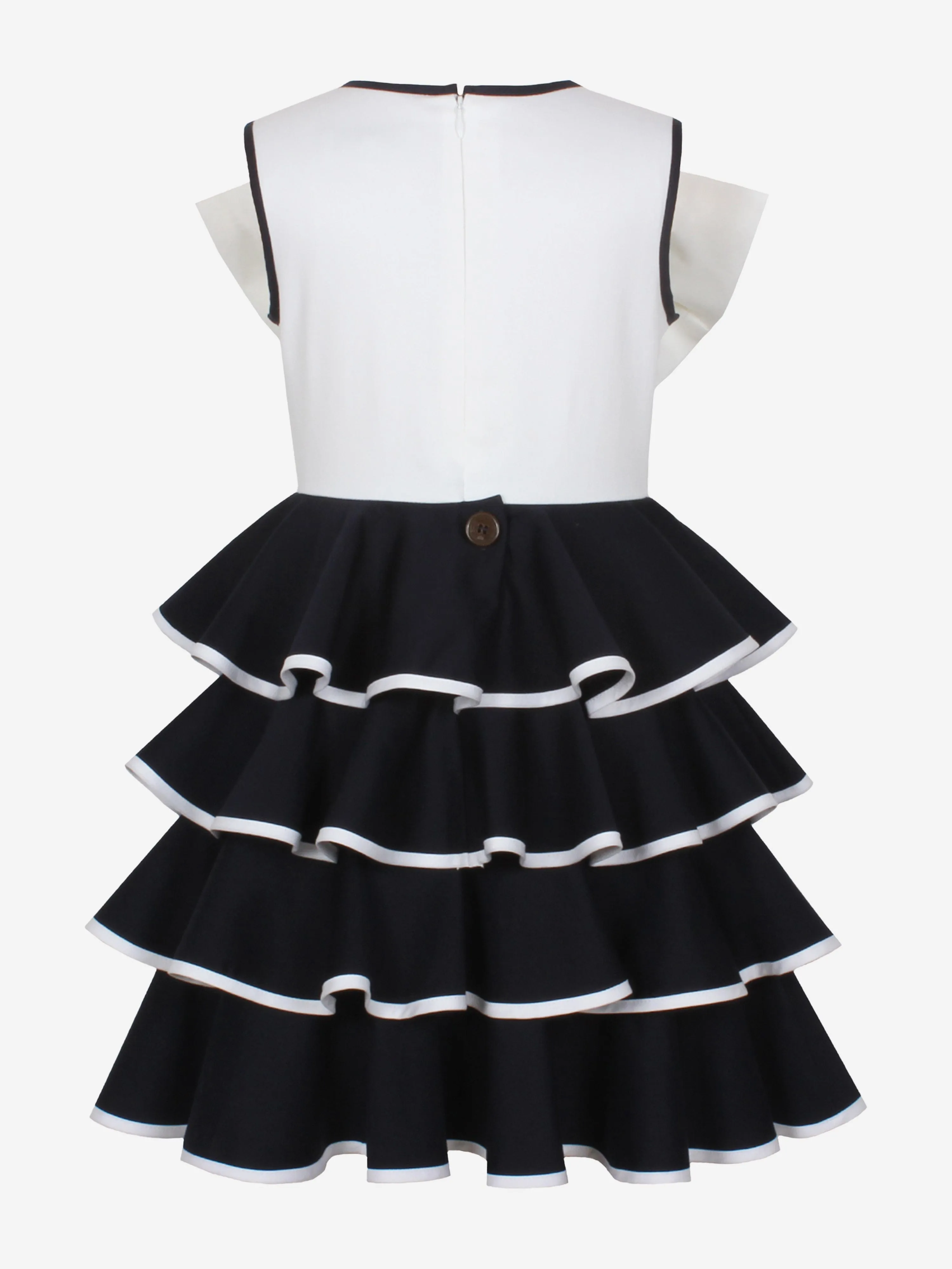 Jessie And James Girls Firebird Dress in Navy