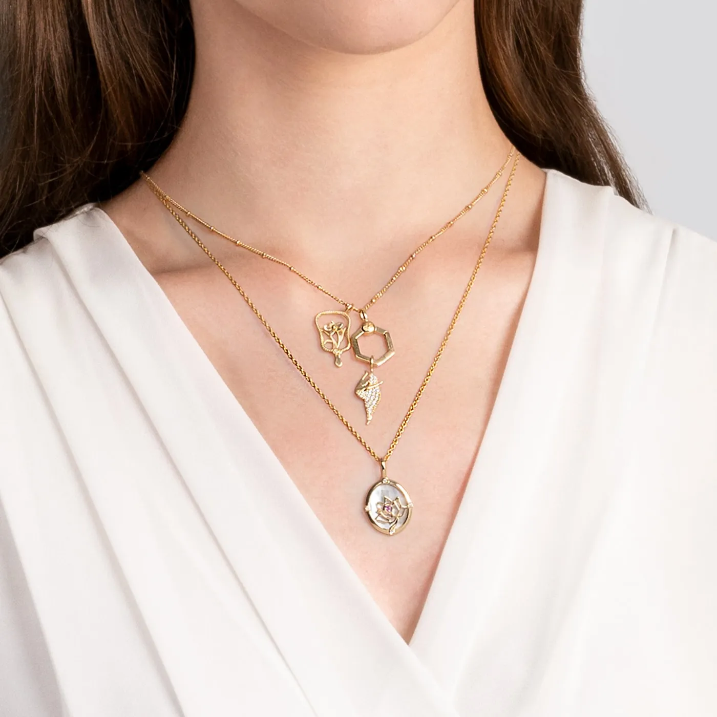 Joyous Dancer Charm - Gold
