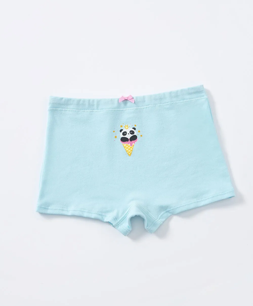 Junior Panda & Ice Cream Girl Boxshort 3-pack Panties