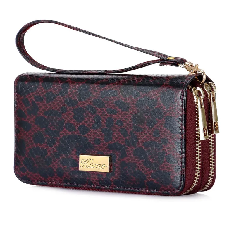 KAMO Wallet for Women | Zip Around Phone Wallet | Wristlet Purse