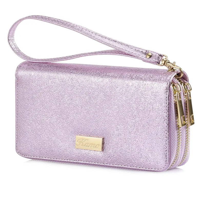 KAMO Wallet for Women | Zip Around Phone Wallet | Wristlet Purse