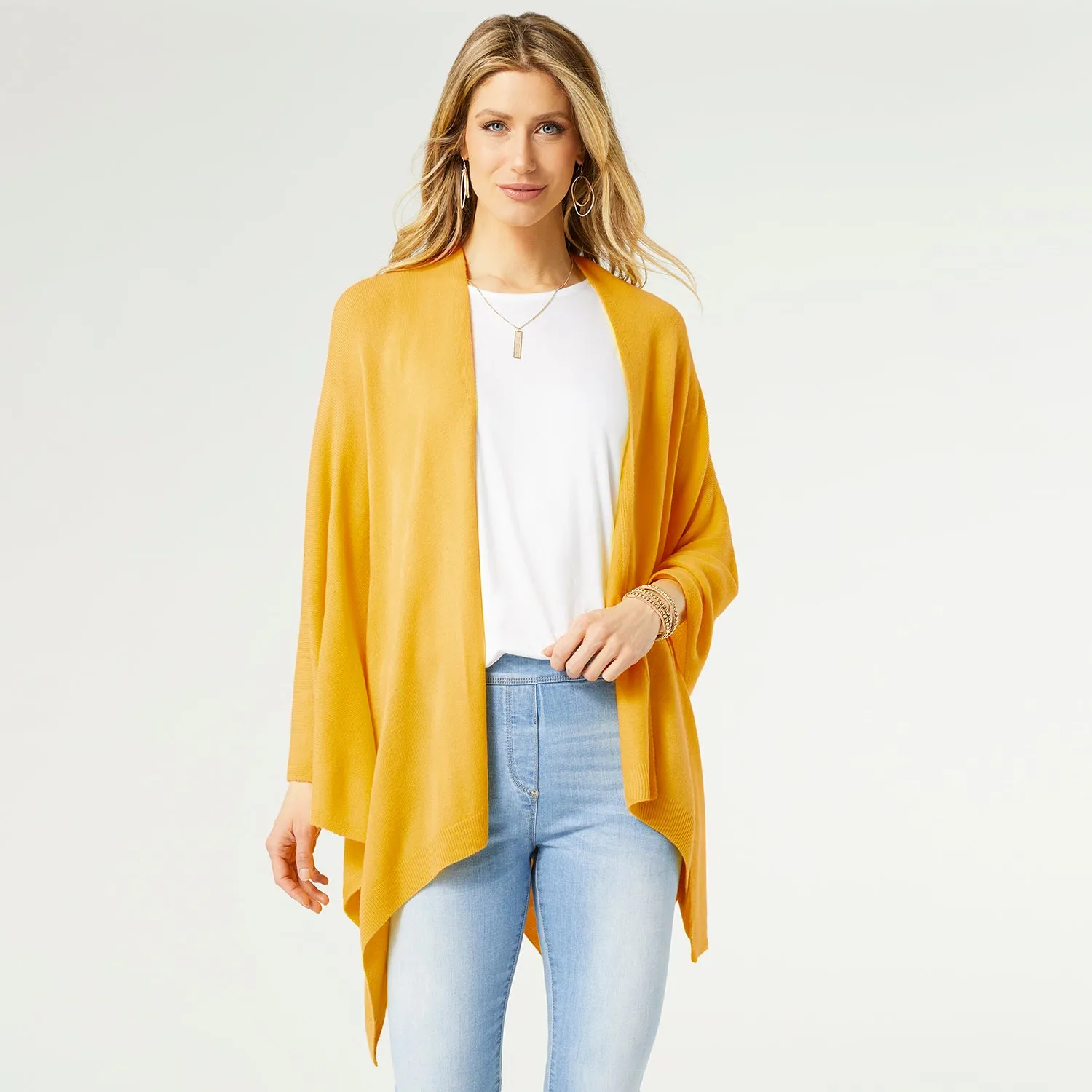 Kiara Lightweight Wrap - Mustard